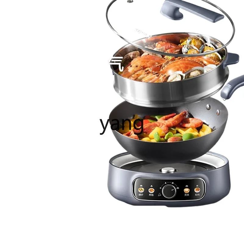 

CX Household Multifunctional Split Wok Iron Pot Electric Cooking Hot Pot Large Capacity