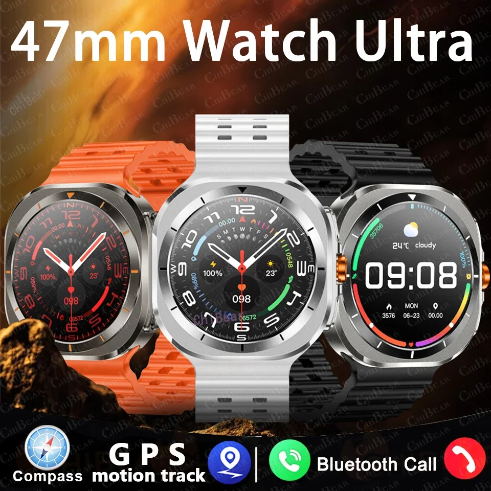 Watch 7 Ultra AMOLED Always on DisplayGPS Tracking Talk NFC with Advanced Health Monitoring&Waterproof Stylish for Men and Women