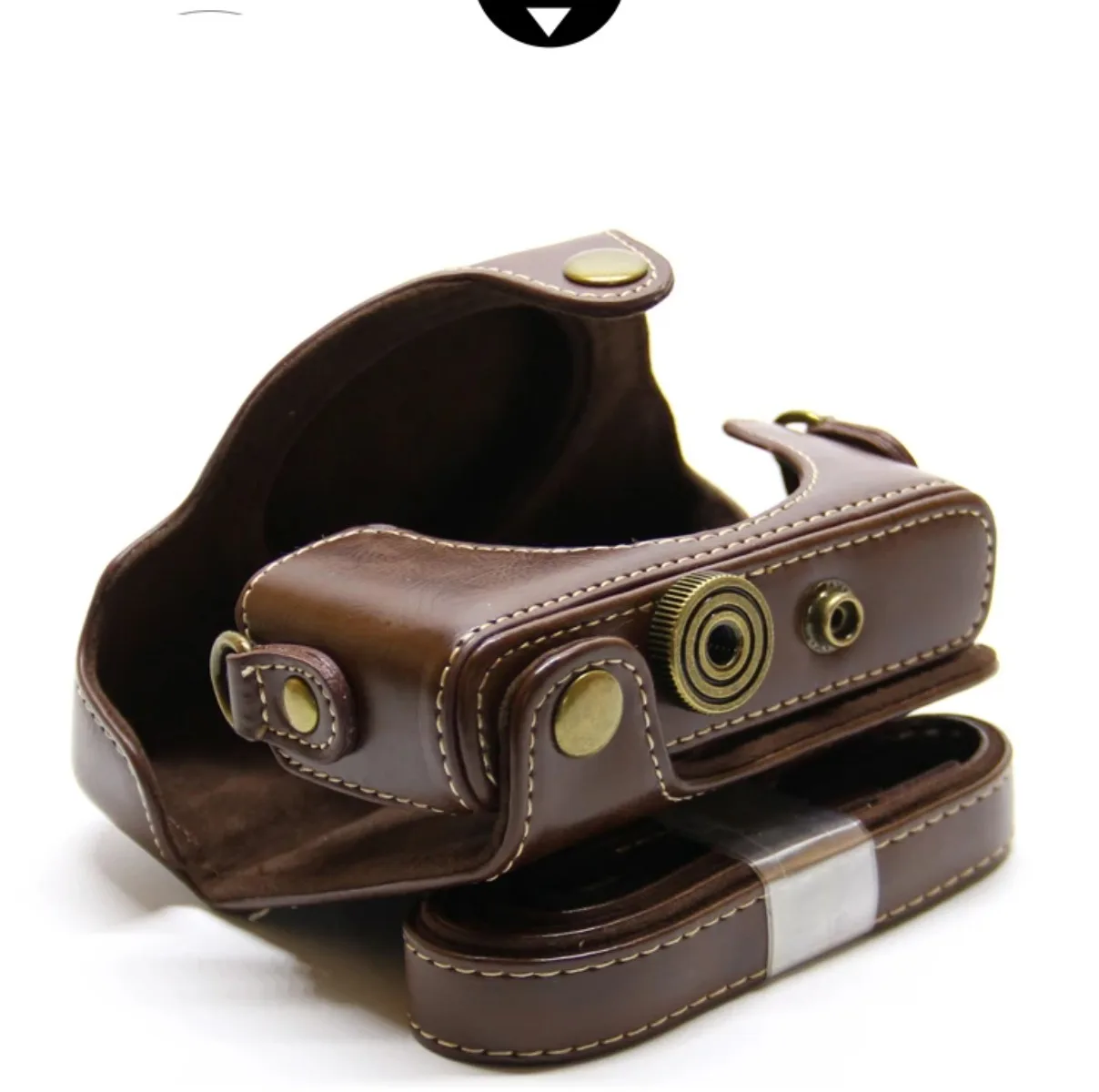 Vintage PU Leather Camera Bag Pouch Protect Case Cover with Shoulder Belt Strap For Sony RX100 M1/2/3/4/5/6/7 카메라 악세사리 캐논