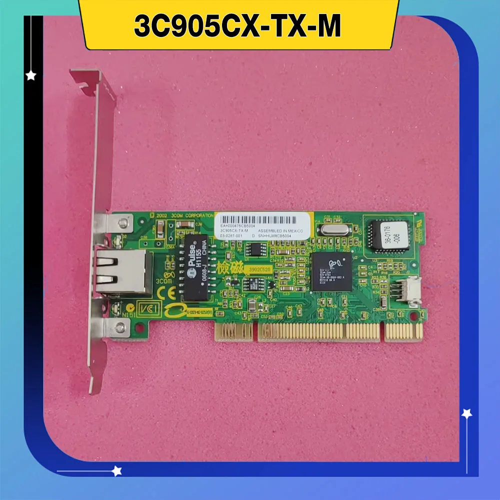 Gigabit Network Card 3C905CX-TX-M PCI Interface 3C905CX-TXM Network Card Industrial Computer Equipment Network Card