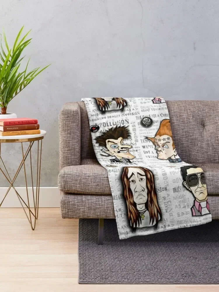 The Young Ones Quotes Throw Blanket Cute Picnic Furry Blankets