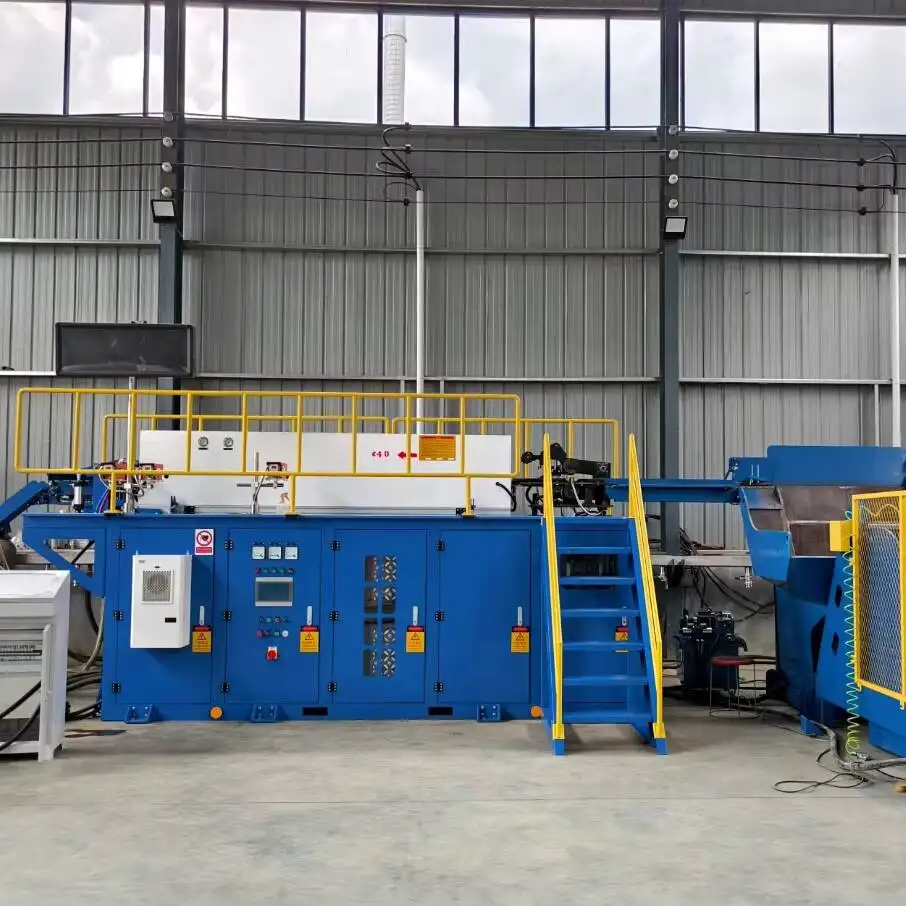 Industrial 300KW Medium-Frequency Induction Through Heating Furnace For Forging Square Steel
