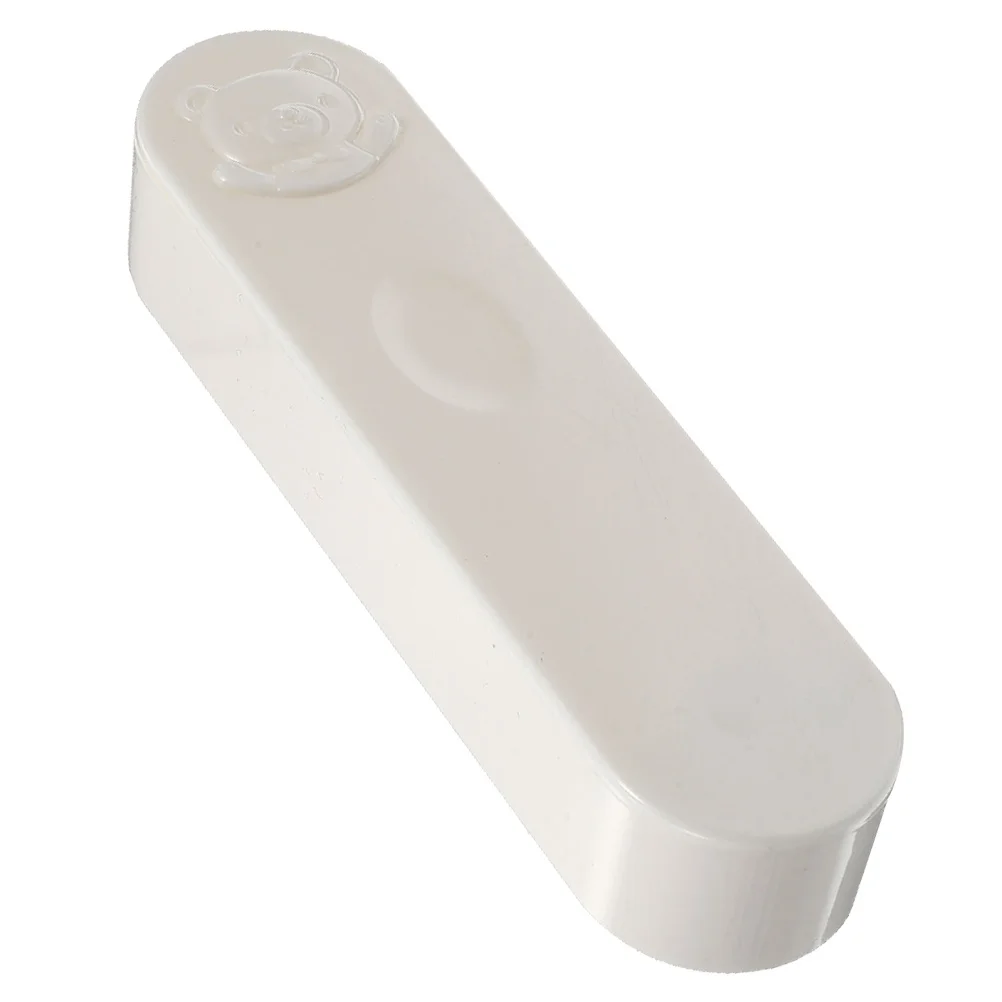 

Mini Cotton Swab Box Cute Bear Design Portable Holder for Travel Storage PP Material Compact Size Lightweight Case Organizer