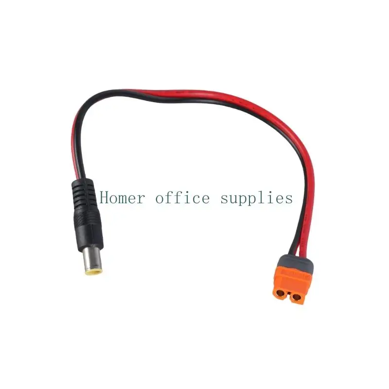 K43B Mobile Energy Storage Charging Cord XT60I to DC7909 14AWG Wire 1 Meter Cable for Backup Charging Arrangement Tasks
