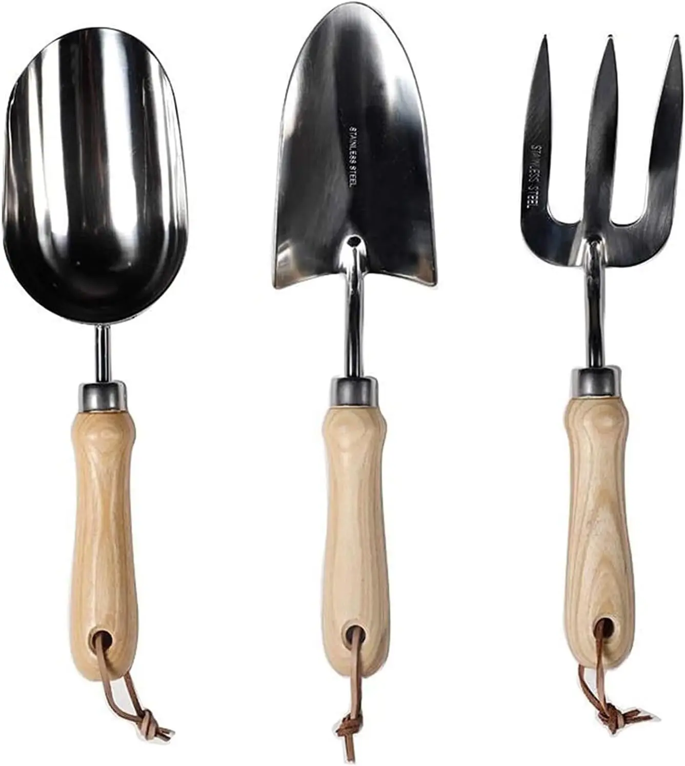Garden Tools Gardening Tools 3 pcs Hand Kit Gardening Tools Set Made of High-Carbon Steel with Shovels Scissors Rake Pruning She