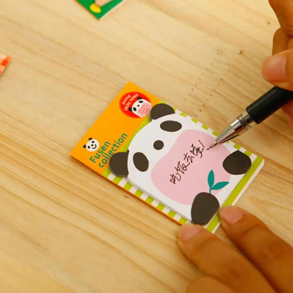 Memo Versatile Convenient Unique Trending Colorful Popular Fun Adhesive Tab Markers Cute Animals Animal Style Cute Fun Durable