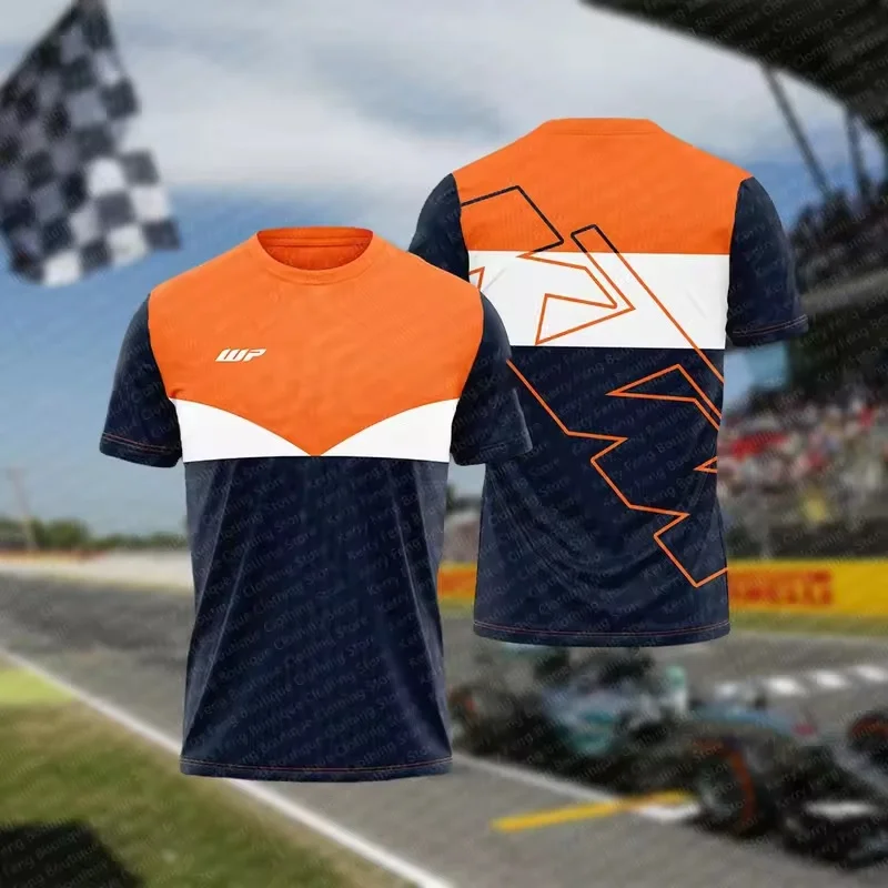 Latest Racing Competition Men s Sports T-shirt Daily F1 Sports Breathable Sweat Wicking Comfortable Racing Suit image 2