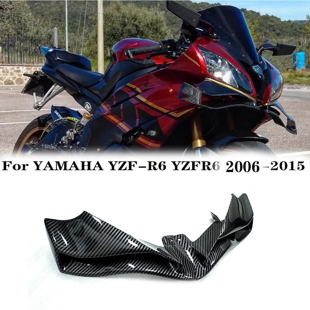 

Motorcycle GP Fixed wing Accessories spoiler Aerodynamic Winglet For Yamaha YZF R6 2006-2015 abs carbon