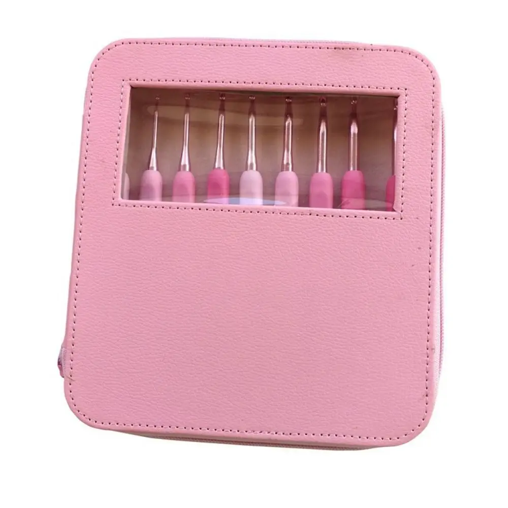 

9PCS/Set Handle Crochet Hook Set 2.5-6mm Knitting Crochet Needles Weave Knitting Craft Yarn Crochet Medium Sewing Tools Kit