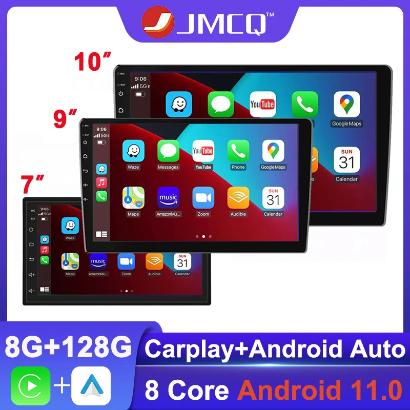 

JMCQ 7"/9"/10.1" Universal 2din Android 11 Car Radio Multimedia Player Navigation GPS Head unit For Nissan Kia Honda Toyota VW