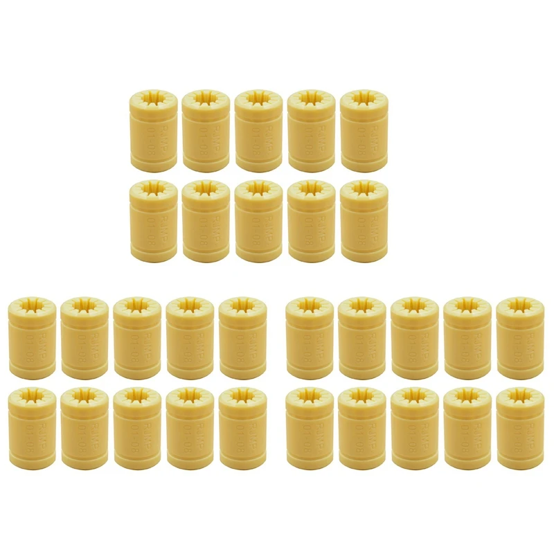 AS60-30 LM8UU 3D Printer Solid Polymer Bearing 8 Mm Shafts For Mendel 3D Printer Parts