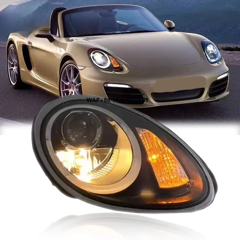 SJC Hot Sale Headlamp for  Boxster 2004-2008 Headlights Assembly Full LEDHeadlight Car Accessories