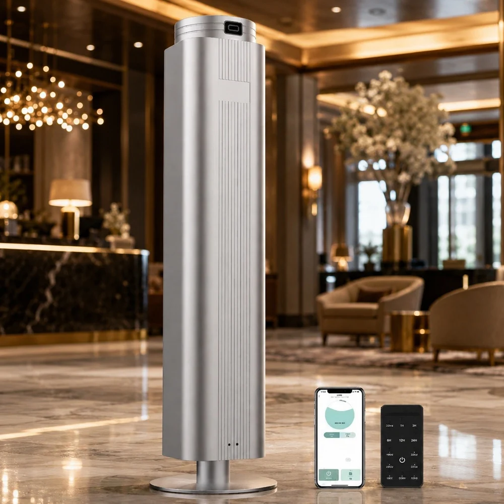 2000cbm Hotel Essential Oil Aroma Diffuser Waterless WIFI Bluetooth Remote Fragrance Electric Scent Air Machine 500ml