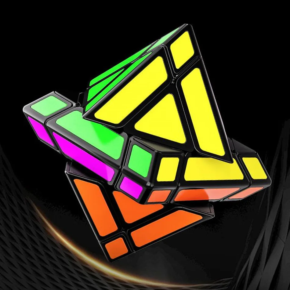 Fanxin Cubo Magico Terzo Ordinato Ottaedro/Tresmo Ordine Prisma Esagonale Velocità Puzzle Cubo Magico Giocattoli Educativi Per I Bambini
