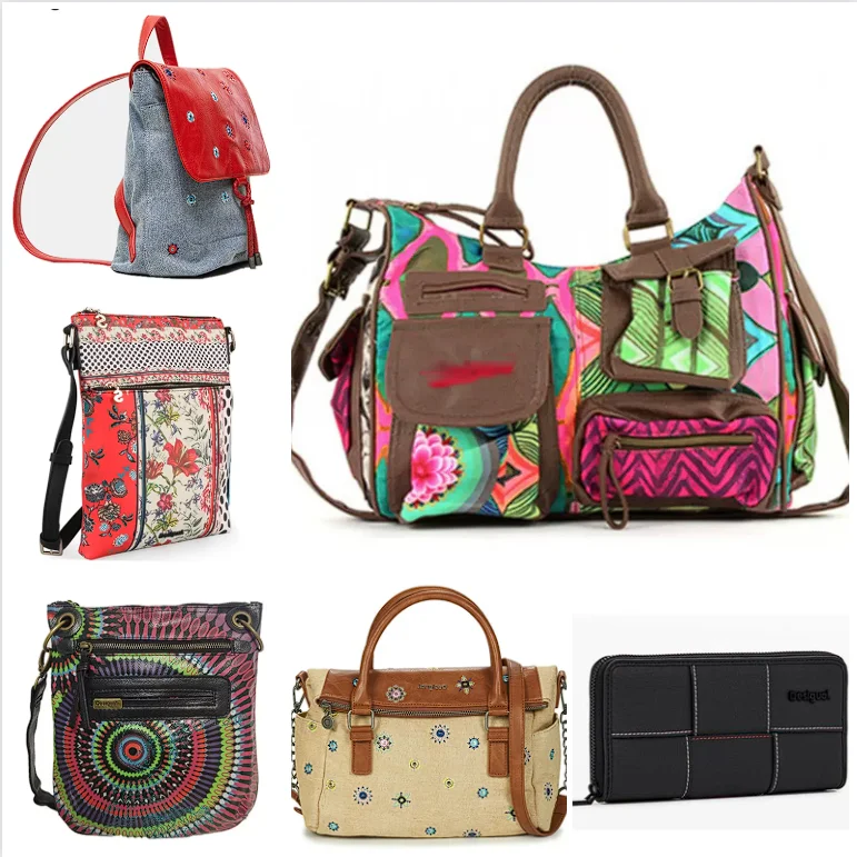 

Foreign trade European and American style Spanish women's embroidered flower shoulder bag crossbody bag fashion wallet