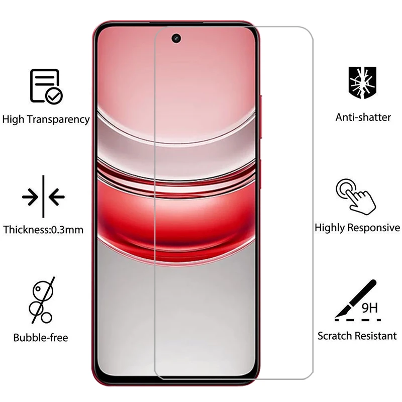 tempered glass for realme 14x phone case on realme14x 14 x x14 back cover 360 realmi realmi14x reali real me relme reame 14xcase