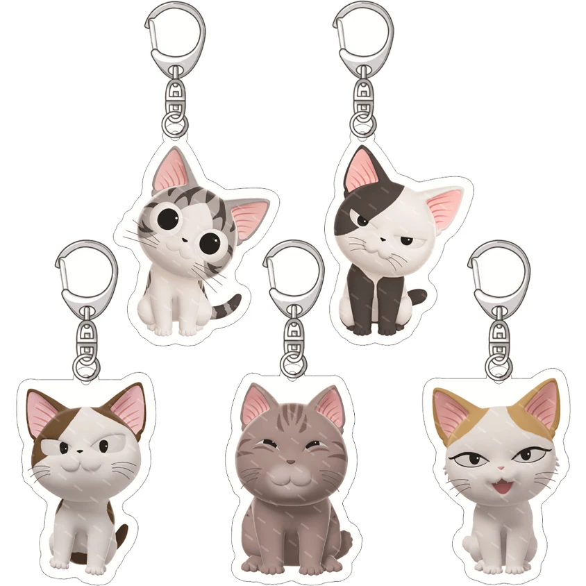 55MM Anime ‌Chi's Sweet Home Figure Chi Yohei Kenato Miwa Anne‌ Alice Floret Guroi no Acrylic Keychain Kawaii‌ Chrismas Gifts