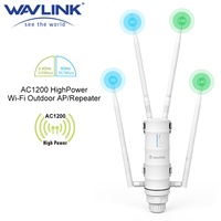 Wavlink AC1200 High Power Wi-Fi Outdoor AP/Repeater/Router with PoE and High Gain 2.4G&5G Antennas wifi range extender amplifier