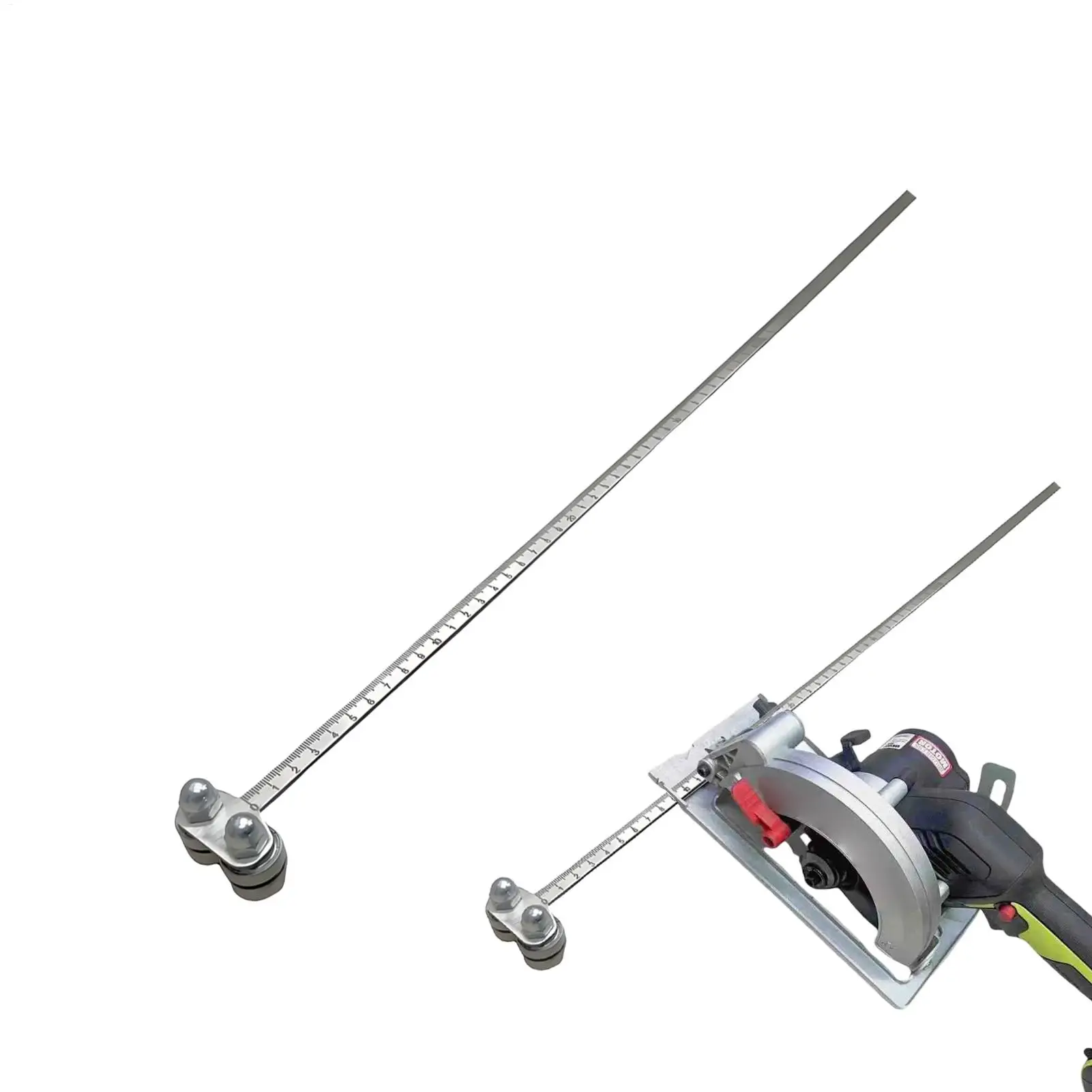 Positioning Calipers for Precise Measurements Easy Wood Cutting Precision Cutting Guide for Circular Saws Adjustable Guide Rail