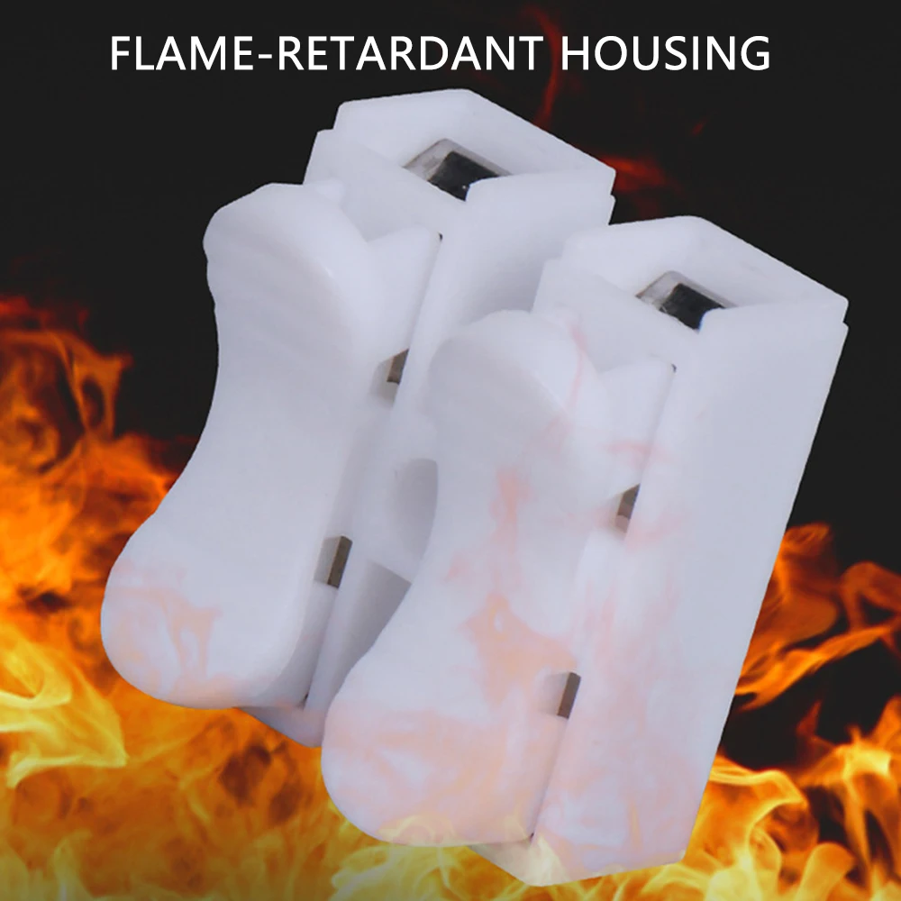 26/55PCS CH-2 quick Wire Connector Flame-retardant Plug-in Terminal Block Splice Lock Electrical Crimp Connection Terminals