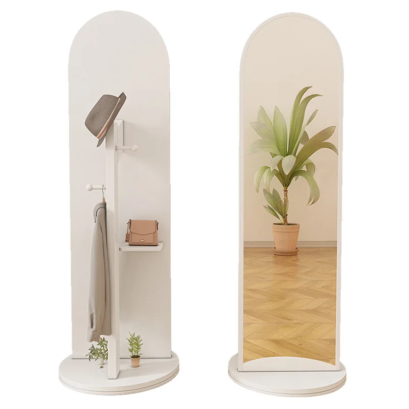 

Вращающееся зеркало в полный рост. Зеркало-вешалка от пола до потолка. Встроенное зеркало в полный рост. Вешалка для одежды в спальне. Вертикальное передвижное.