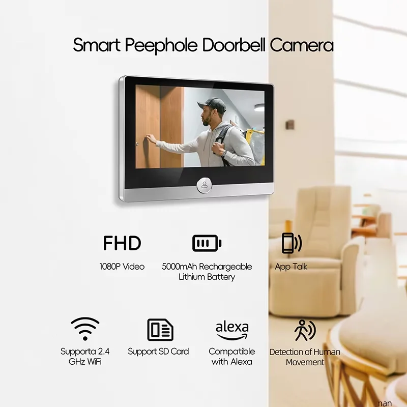 Thumbnail 3 - #38 Latest Digital Door Peephole Viewers Offers