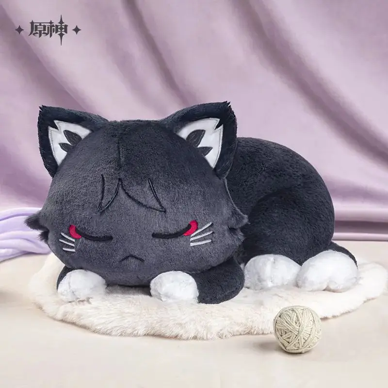 

miHoYo Official Game Genshin Impact Wanderer Plush Pendant The Stray Cat in The Story Cartoon Doll Anime Prop Cosplay Xmas Gifts