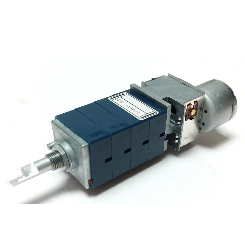 1pc ALPS RK27 50KA/100KAX4  Quad Balanced Four-channel Audio Volume Potentiometer with Motor Volume HiFi Stereo Audio 12Pins