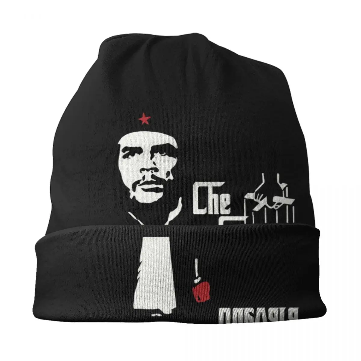 Che Guevara Hero Beanie Cap Winter Warm Bonnet Femme Knitted Hats Street Ski Cuba Cuban Socialism Freedom Skullies Beanies Hats