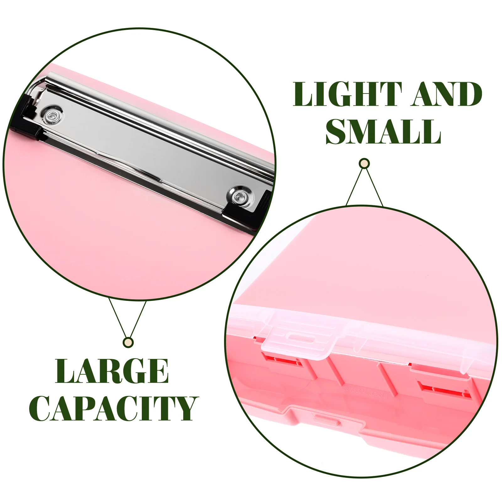 Teacher Clipboard with Storage Store Office Folders Multi-use Writing Boards Multi-function