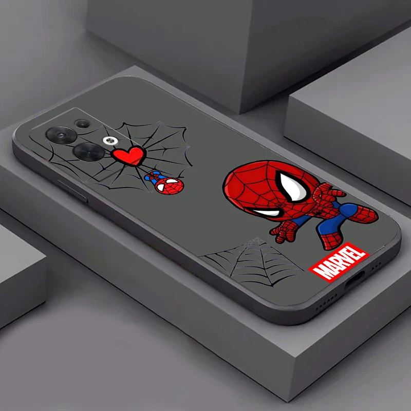 Wunder Spider Man Cartoon Handy hülle für Oppo finden x6 x5 x3 Pro Lite Neo Oppo Reno 9 8 7 Pro Lite 8t 8z 7z 5g Funda