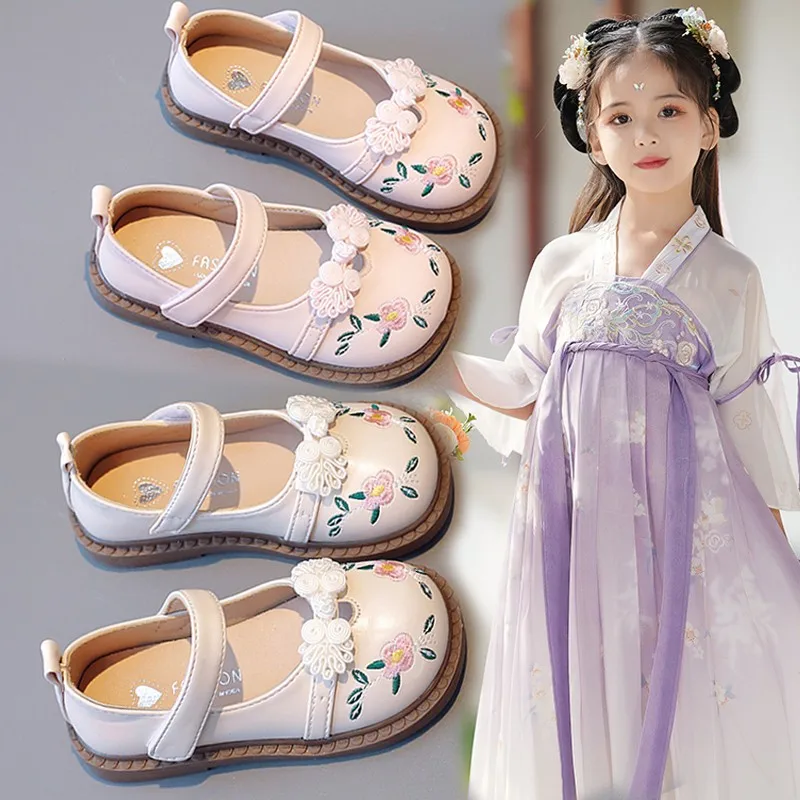 Girls\' Small Shoes 2024 Spring and Autumn New Children\'s Single Shoes Soft Soles Non-slip Cute Baby Shoes