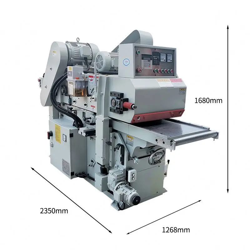 Helical Cutting Head Solid Wood Double Side Automatic Jointer Surface Planer Thicknesser Spiral Cutterhead Surface Planer