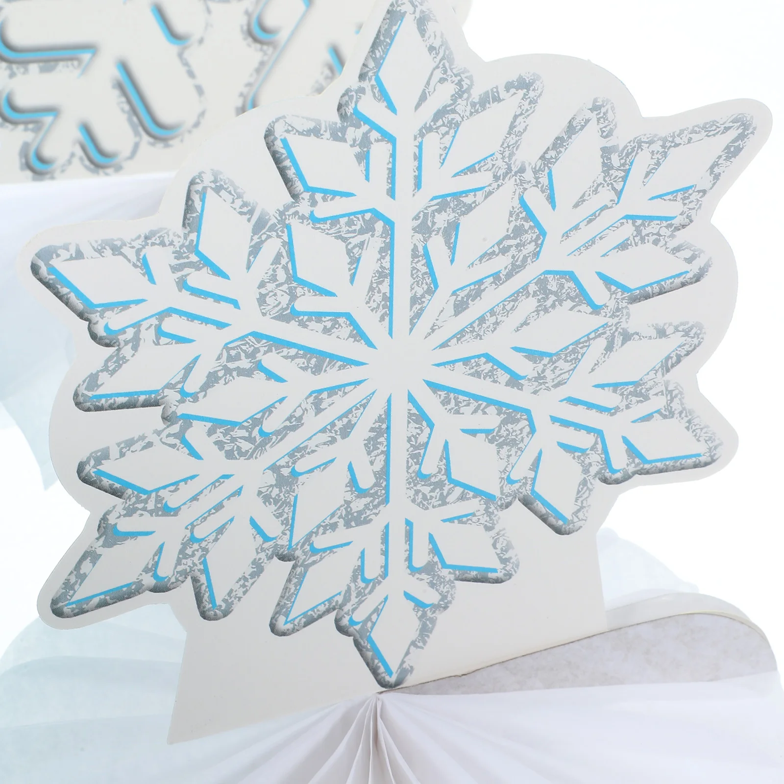 

9Pcs Snowflake Honeycomb Christmas Table Centerpiece Party Decorations Desktop Decor Xmas Party Supply Snowflake Honeycomb