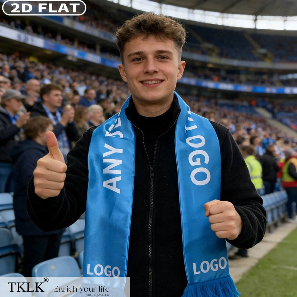 

1pc Custom Any Color Scarf | Custom Text/Photo/Team Name, Sports Fan Popular Style, Suitable for Parties, Matches, Events