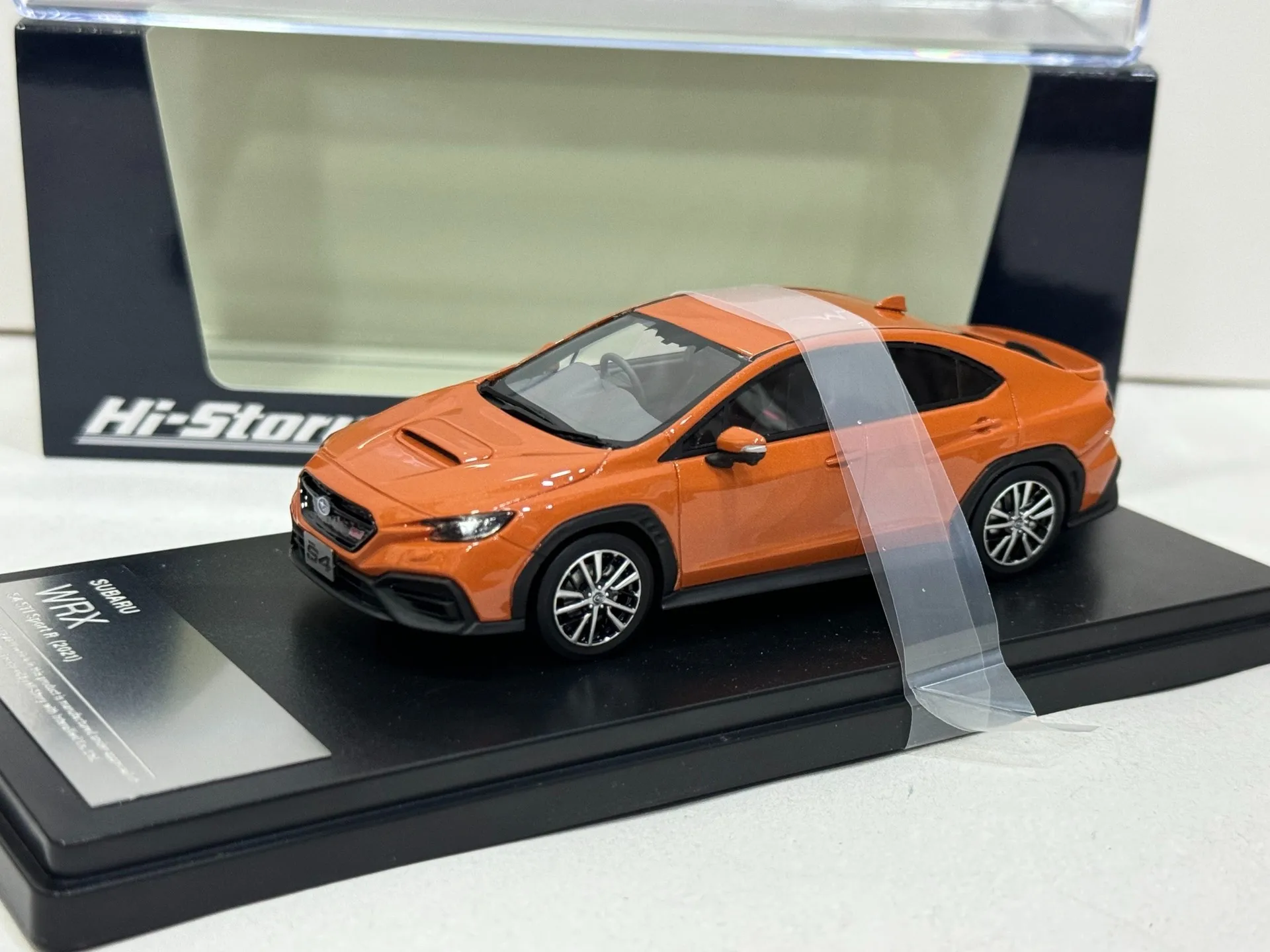 Diecast HI Story 1/43 Schaal Subaru Wrx Hars Automodel Collectible Toy Gift Souvenir Display Ornament