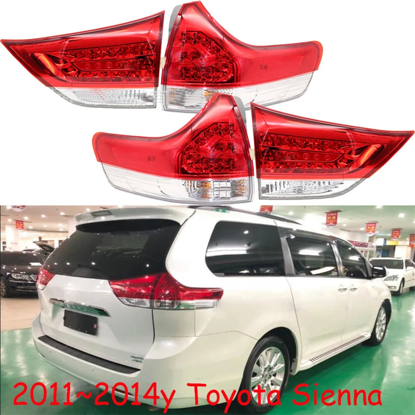 Tylne światło hamowania LED do Toyoty Sienna 2011 2012 2013 2014. Zewnętrzne wewnętrzne światła samochodowe Akcesoria
