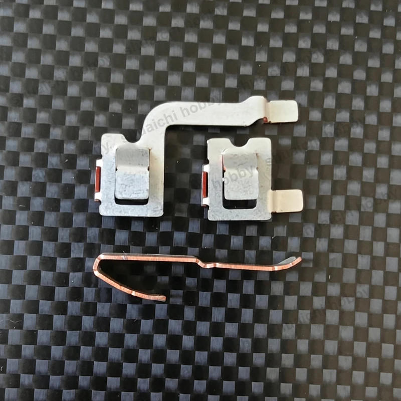 1Set Silver‑Plated Copper Conductive Strip 0.5mm Thickness High‑Temp Resistant Contacts for Tamiya Mini 4WD S1 S2 SS Chassis
