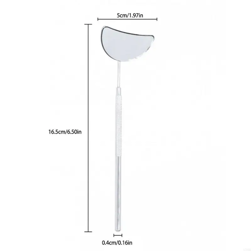 U0DE Практическое длинное зеркало Косметическое действие для проверки наращивания ресниц