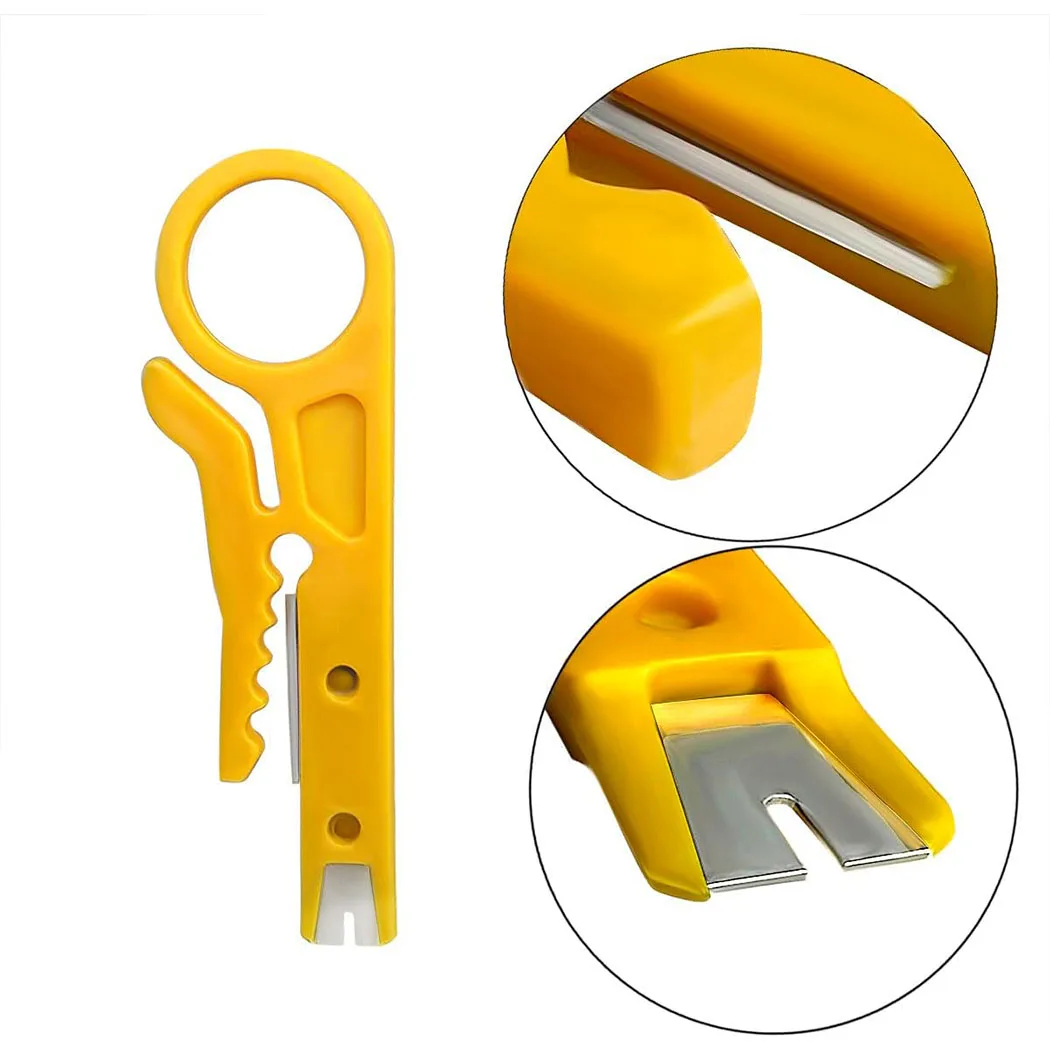 3 Pack Network Wire Stripper Punch Down Cutter for Network Wire Cable, RJ45/Cat5/CAT-6, Telephone and Computer UTP Cable