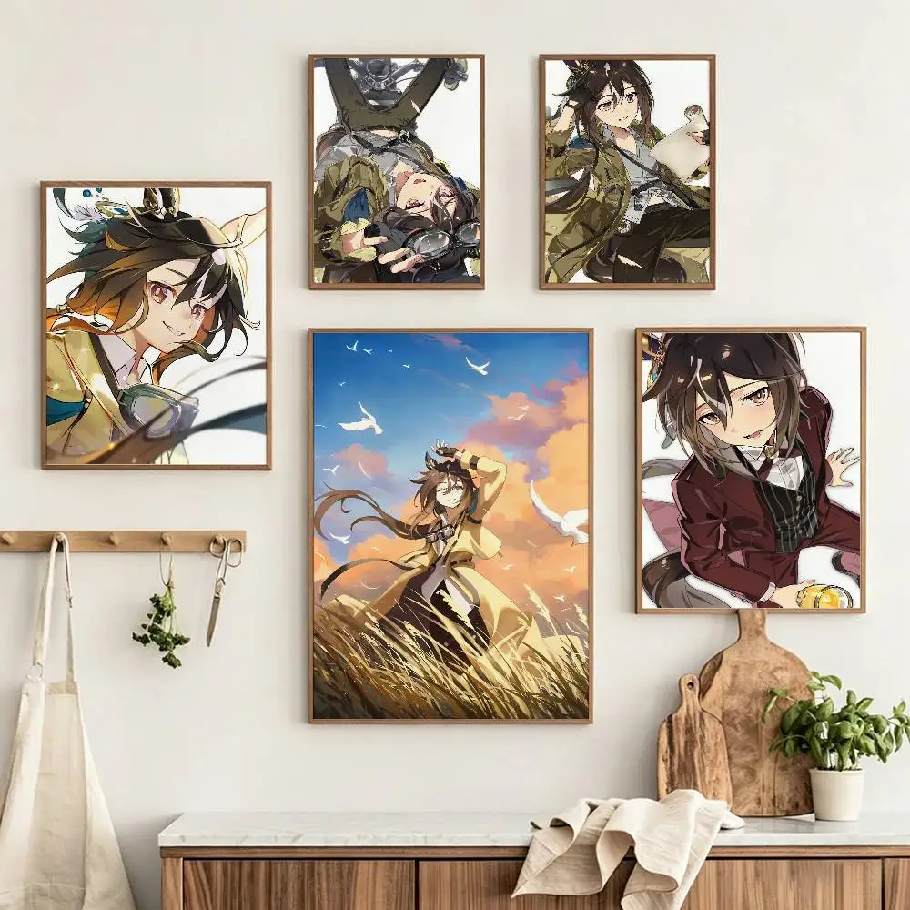 Stay Gold Umamusum Poster HD Self Adhesive Waterproof Wall Art Ideal for Home Office Dorm Gift Customizable