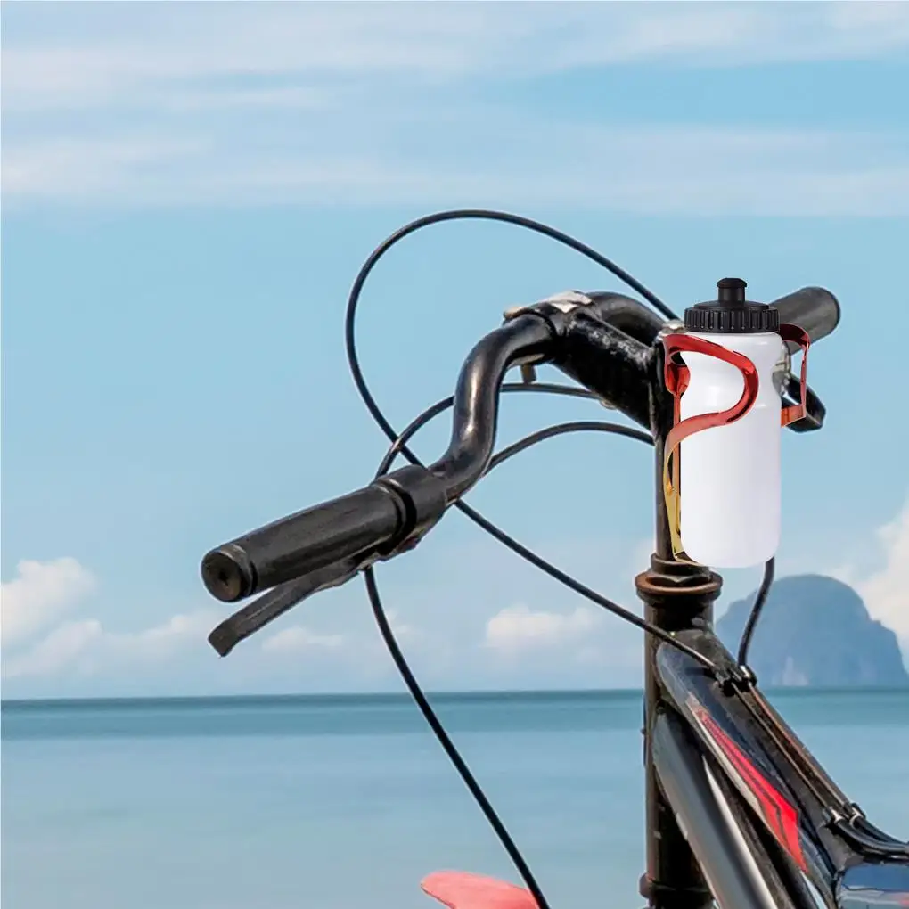 Aluminum Alloy Bicycle Water Bottle Cage Firmly Fixing Mountain Bike Water Kettle Holder Scratch Resistant One-Piece Molding