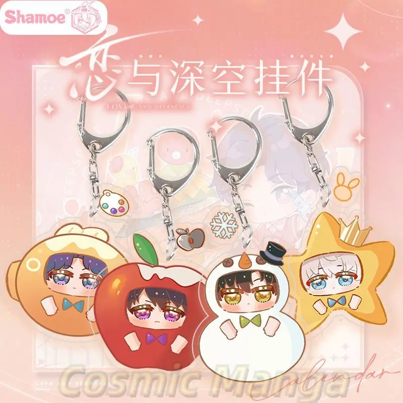 

Zayne Xavier косплей аниме Love and Deepspace Sylus Rafayel мультфильм Q версия акриловый брелок кулон Kawaii Рождественский подарок