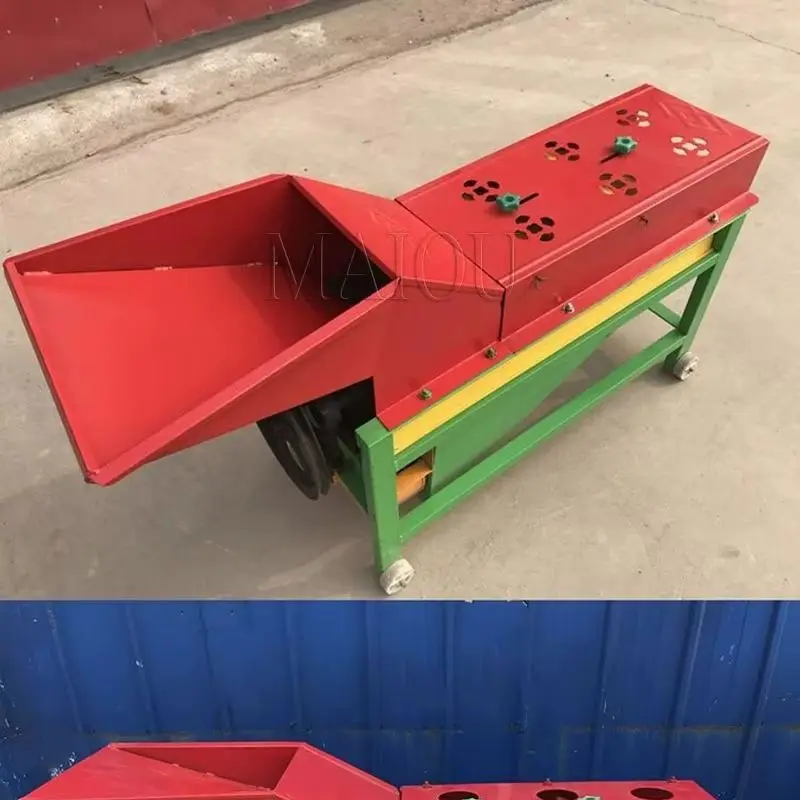 มัลติฟังก์ชั่นข้าวโพดปอกเปลือกกะเทาะข้าวโพด Dehusker เครื่องกําจัดแกลบข้าวโพด