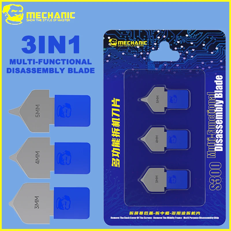 

MECHANIC S300 Профессиональный набор инструментов для ремонта 3 в 1 — прецизионная пайка материнской платы, снятие рамы и ремонт изогнутого экрана