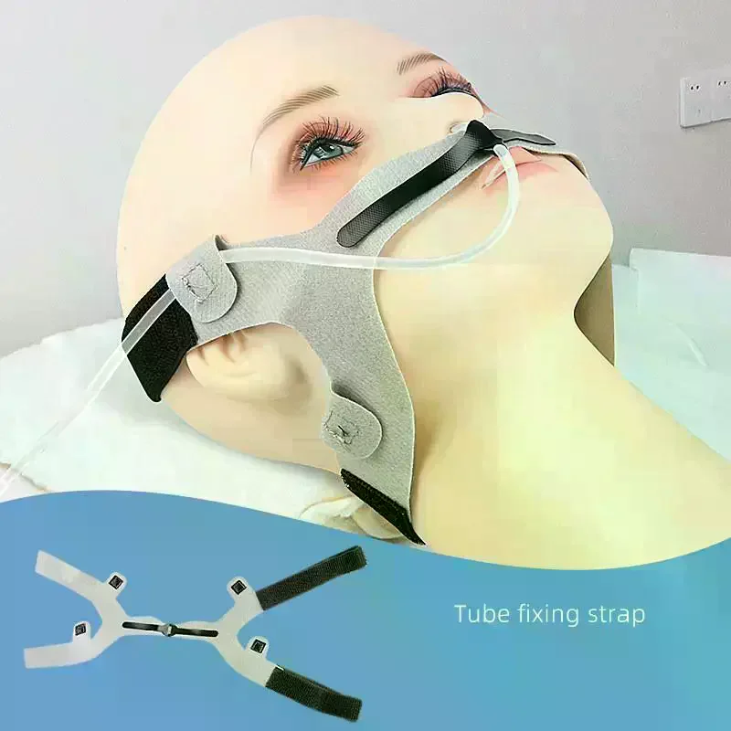1pcs Comfort Hypoallergenic Oxygen Nasal Cannula Headband Ear Oxygen Tubing Protectors Elastic Nasal Oxygen Tube Fixation Strap