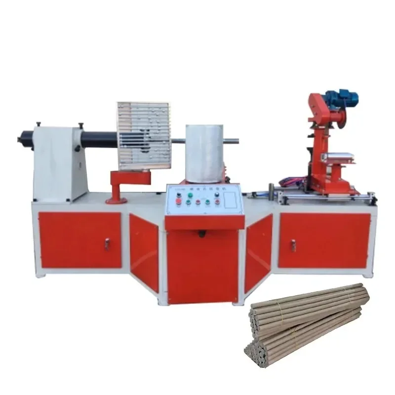 Automatic Parallel Paper Tube Making Machine Toilet Paper Core Curling Machine Spiral Cardboard Tube Cutting Machinery