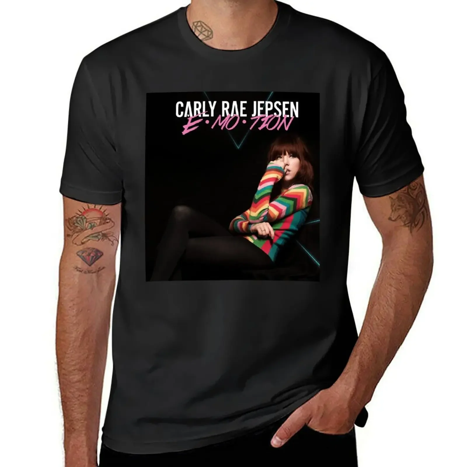 carly emotion album 2021 masjune T-Shirt anime shirts graphic blue archive boys whites mens graphic t-shirts funny