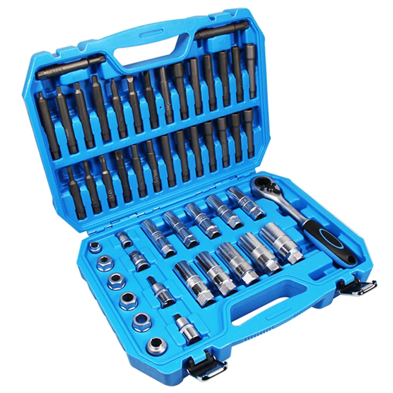 50pcs Steering Hub Suspension Shock Absorber Strut Nut Removal Tool Socket Set Shock Absorber Top Disassembly Tool