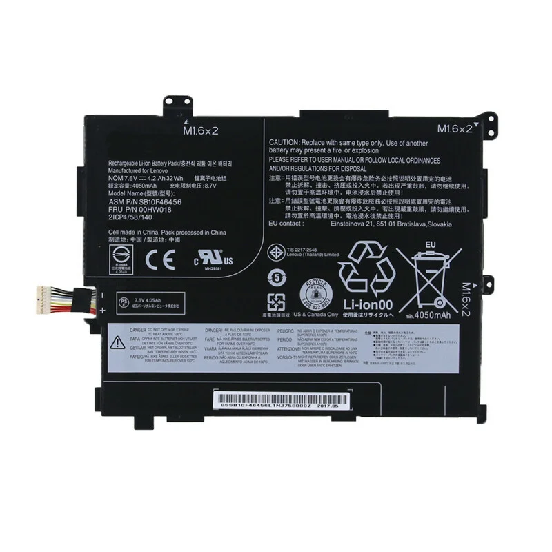 Brand New 7.6V 00HW016 00HW018 Battery Applicable Thinkpad 10 20E3 20E4 SB10F4645